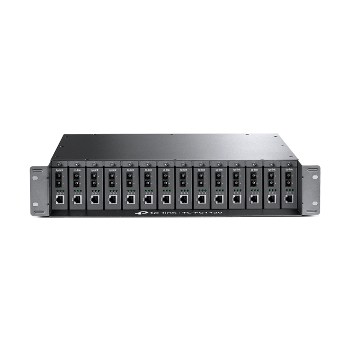 Khung Rackmount 14-Slot Media Converter TP-Link TL-FC1420