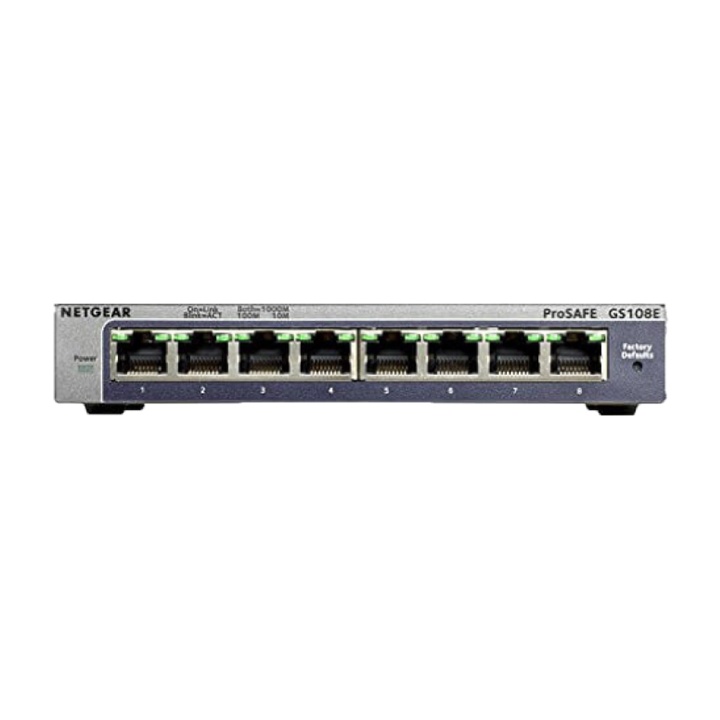 Smart Manage Gigabit Switch Netgear 8 Port Plus GS108E