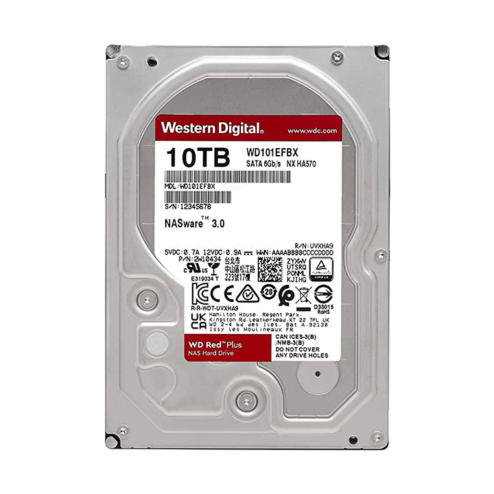 Ổ cứng HDD WD Red Plus 10TB 3.5