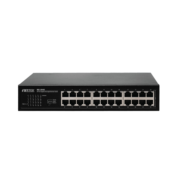 Unmanaged Switch 24 port Gigabit APTEK SG1240