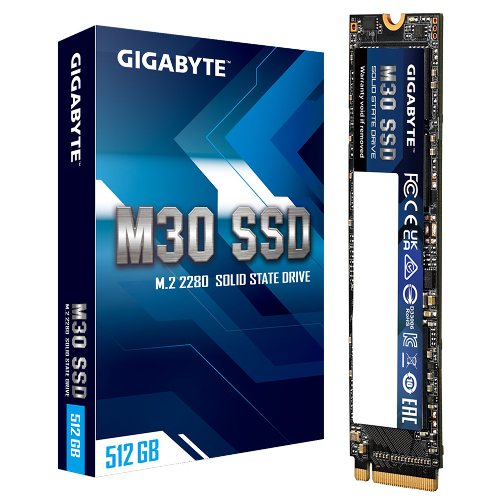 Ổ Cứng SSD Gigabyte M30 512GB M.2 2280 PCIe NVMe Gen3 x4 GP-GM30512G-G