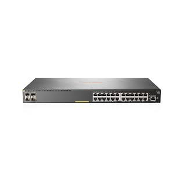 Layer 3 Switch 24 Ports Gigabit  PoE+ 370W, 4 SFP+ Uplink Aruba JL255A 2930F