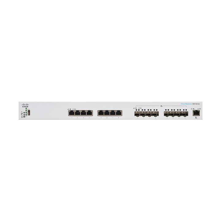 Thiết bị chuyển mạch Cisco CBS350-16XTS-EU (8 x 10 Gigabit copper Ports + 8 x 10 Gigabit SFP)