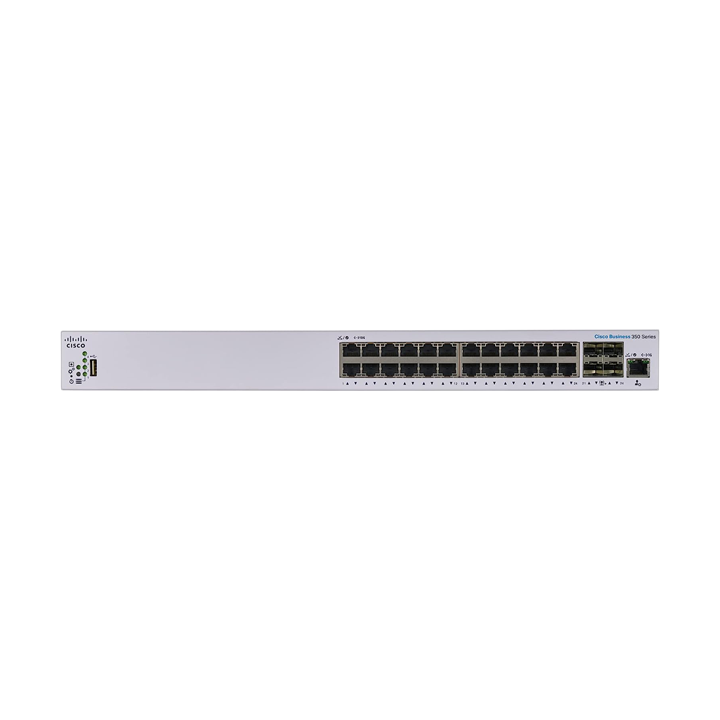 Thiết bị chuyển mạch Cisco CBS350-24XT-EU (20 x 10G copper + 4 x 10G copper/SFP+ combo)