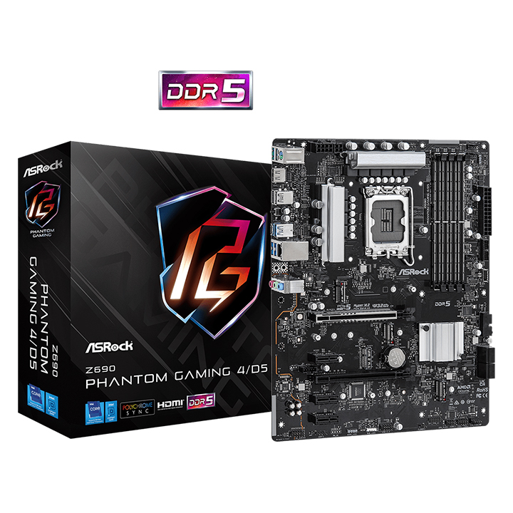 Mainboard Asrock Z690 Phantom Gaming 4/D5 (Intel)