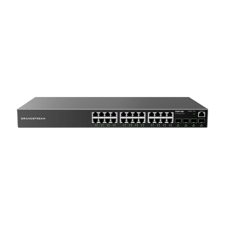 Switch 24 cổng Gigabit Layer 2+ Grandstream GWN7803