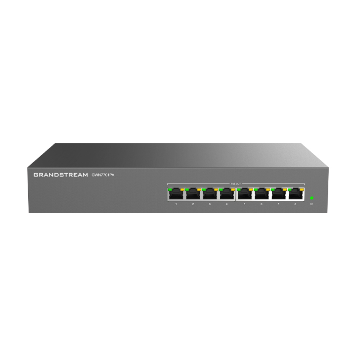 Switch 8 cổng Gigabit PoE Grandstream GWN7701PA