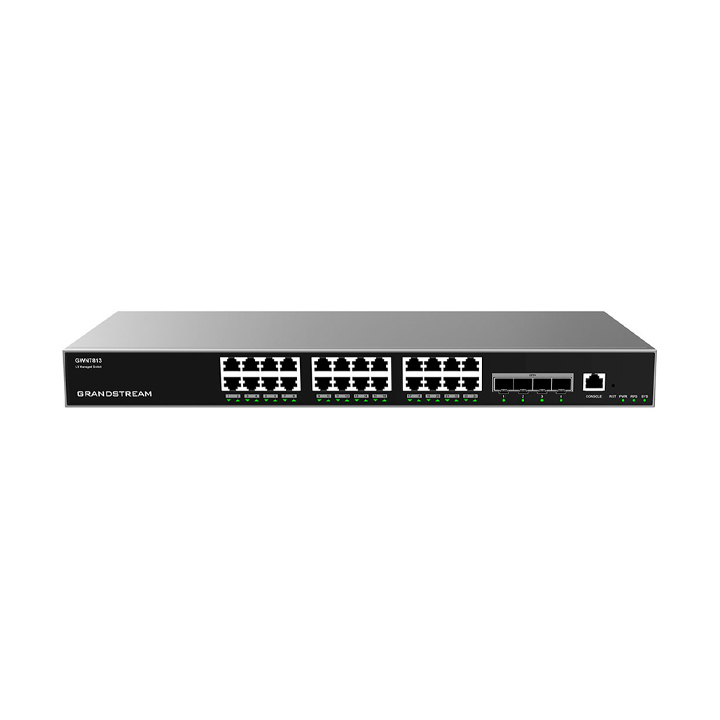 Switch 24 cổng Gigabit Layer 3 Grandstream GWN7813