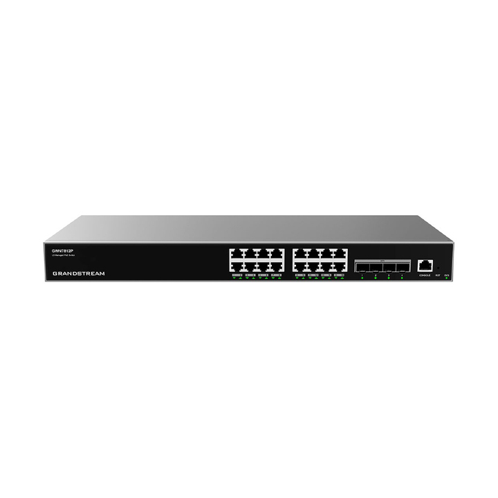 Switch 16 cổng Gigabit PoE Layer 3 Grandstream GWN7812P