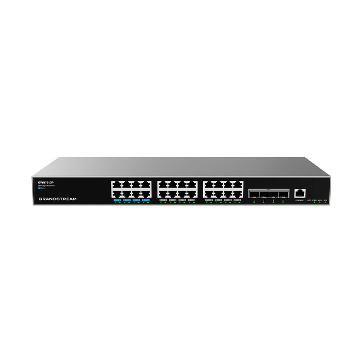 Switch 24 cổng Gigabit PoE Layer 3 Grandstream GWN7813P