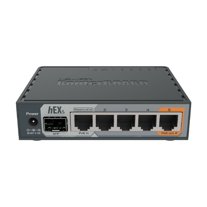 Router cân bằng tải 5 Port MikroTik RB760iGS