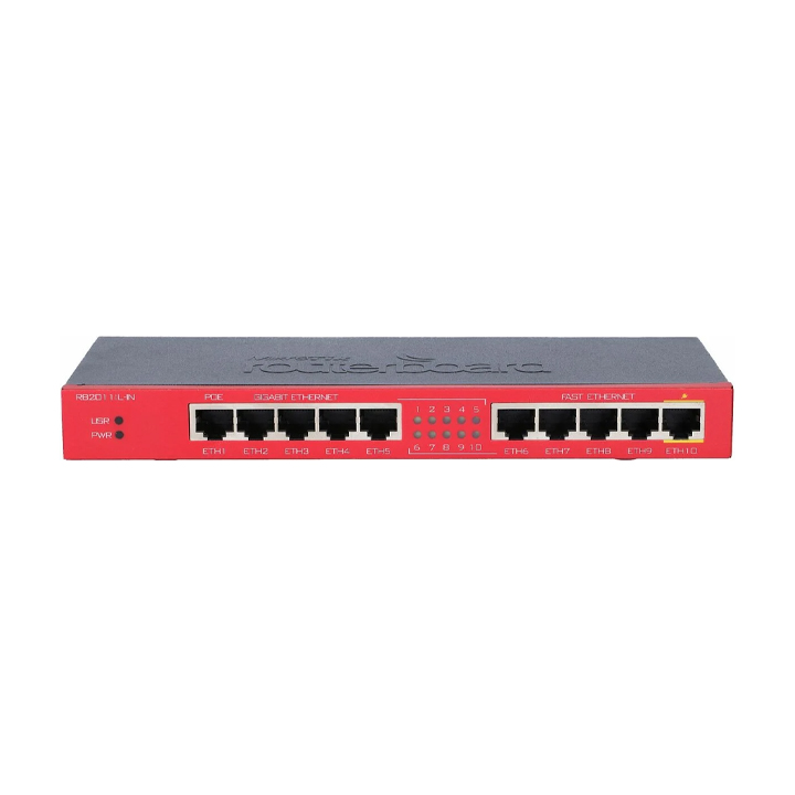 Router cân bằng tải 10 Port MikroTik RB2011iL-IN