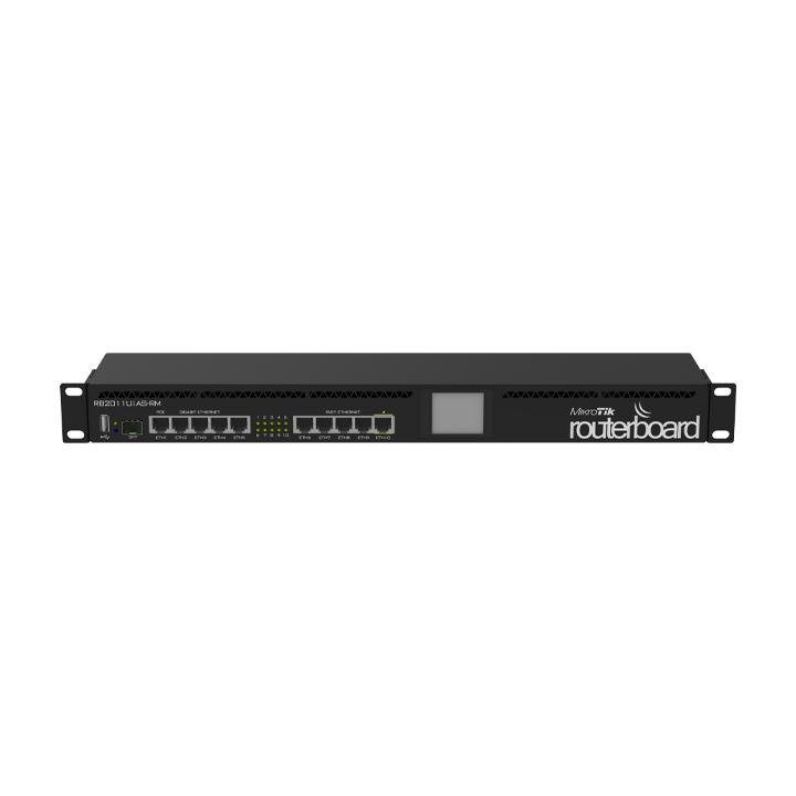 Router cân bằng tải 10 Port MikroTik RB2011UiAS-RM