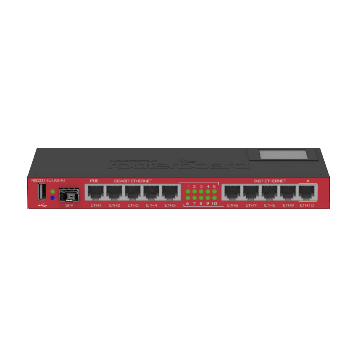 Router cân bằng tải 10 Port MikroTik RB2011UiAS-IN