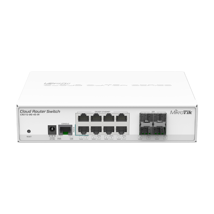 Thiết bị chuyển mạch Switch MikroTik CRS112-8G-4S-IN