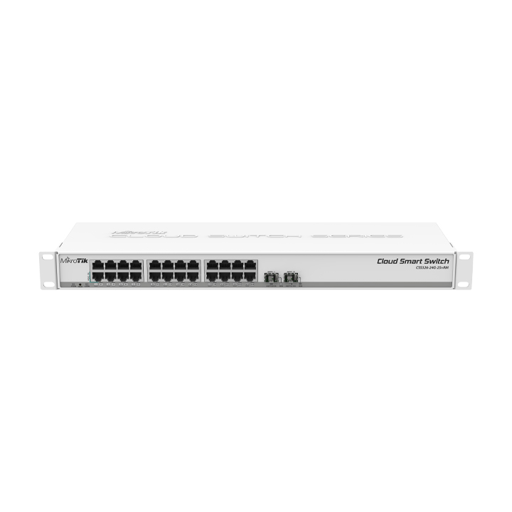 Thiết bị chuyển mạch Switch 24 Port MikroTik CSS326-24G-2S+RM