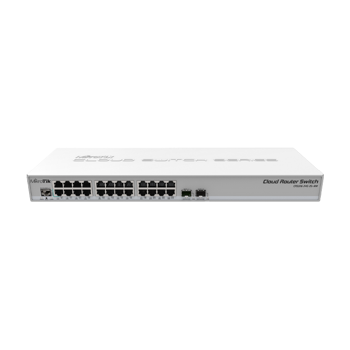 Thiết bị chuyển mạch Switch 24 Port MikroTik CRS326-24G-2S+RM