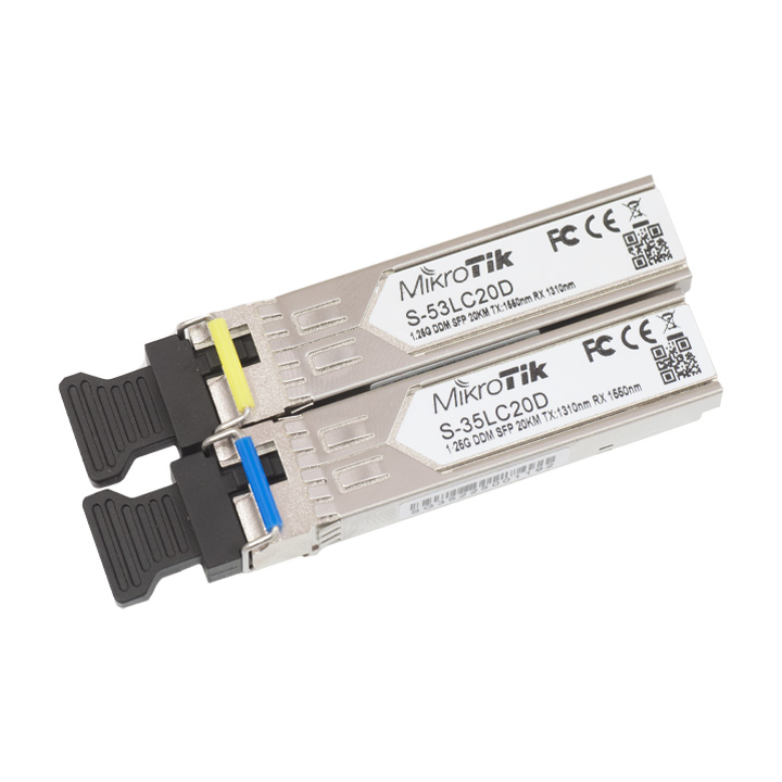 Module quang SFP Single-mode Simplex LC MikroTik S-3553LC20D