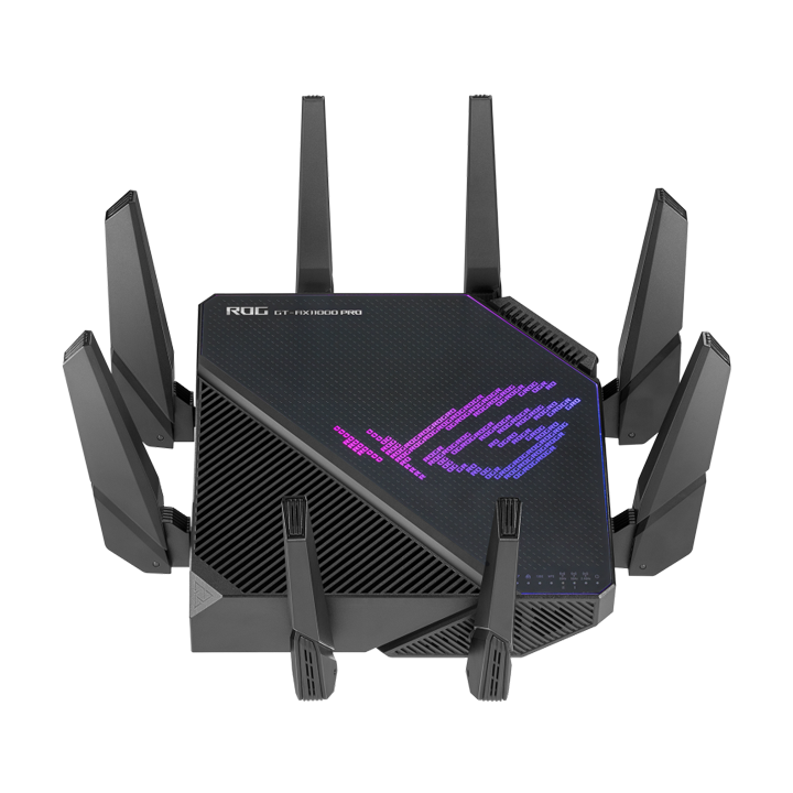 Router Wi-Fi 6 Ba băng tần chuẩn AX11000 ASUS ROG Rapture GT-AX11000 PRO