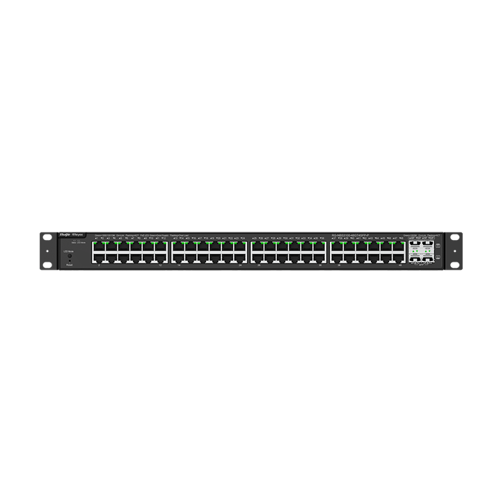 Layer 2 Cloud Managed Switch 48 cổng PoE 370W Ruijie Reyee RG-NBS3100-48GT4SFP-P