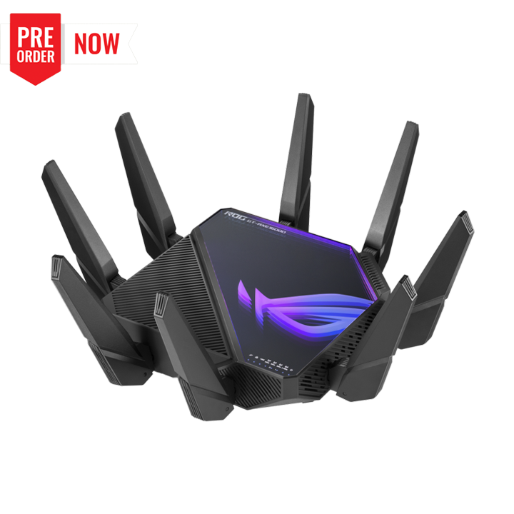 Router Gaming WiFi 6E Quad-band ASUS ROG Rapture GT-AXE16000