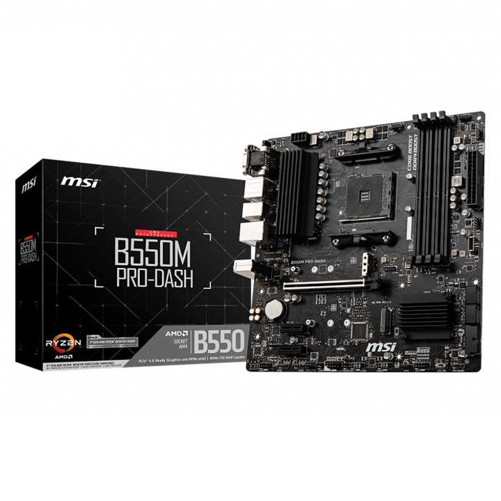 Mainboard MSI B550M PRO-DASH (AMD)