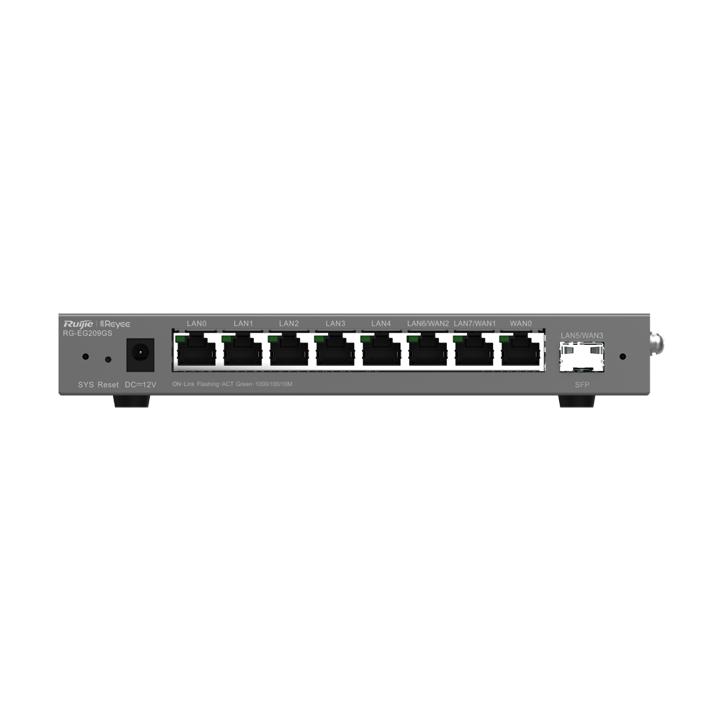 Cloud Managed Router 9 cổng Gigabit Reyee Ruijie RG-EG209GS