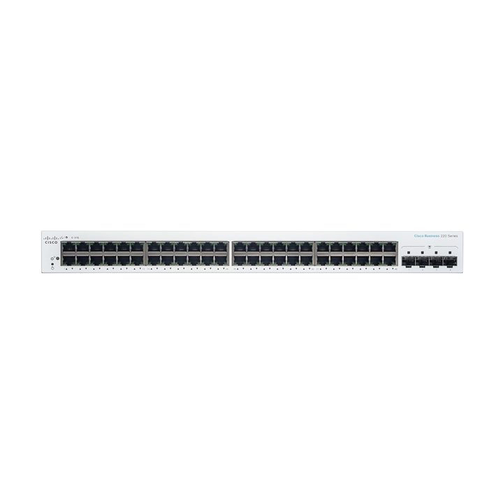 Smart Switch 48 cổng Gigabit Cisco CBS220-48T-4G-EU (48 x 1G RJ45 + 4x 1G SFP)