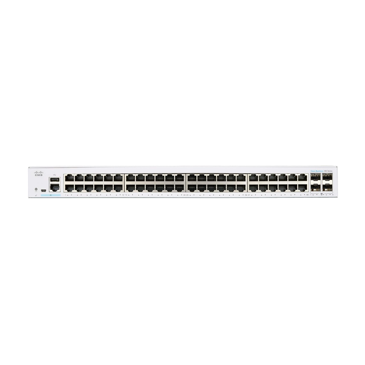 Smart Switch 48 cổng Gigabit + 4 x 10Gbps SFP+ Cisco CBS250-48T-4X-EU