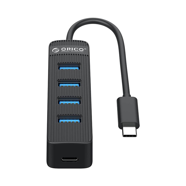 Bộ chia Type C ra 4 cổng USB 3.0 ORICO TWC3-4A-BK-EP