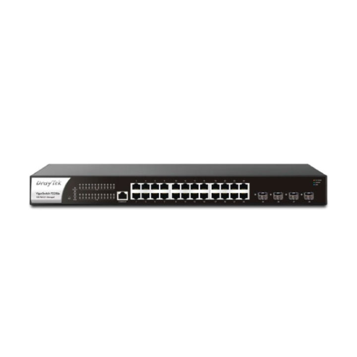 Layer 2+ Managed Switch 24 Port Gigabit PoE DrayTek VigorSwitch P2280x