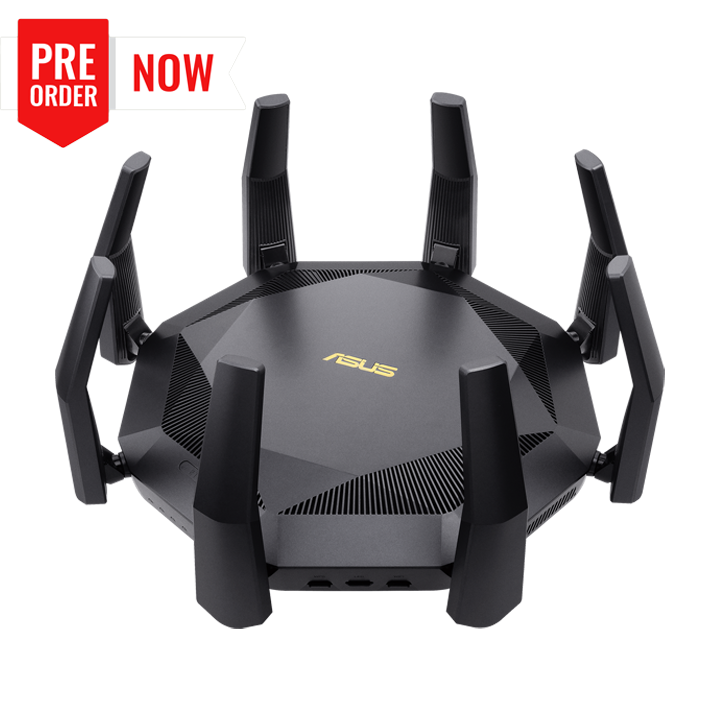 Gaming Router Wi-Fi 6 Băng tần kép AX6000 ASUS RT-AX89X