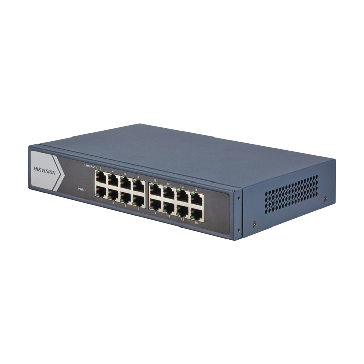 Switch mạng 16 cổng Gigabit Hikvision DS-3E0516-E(B)