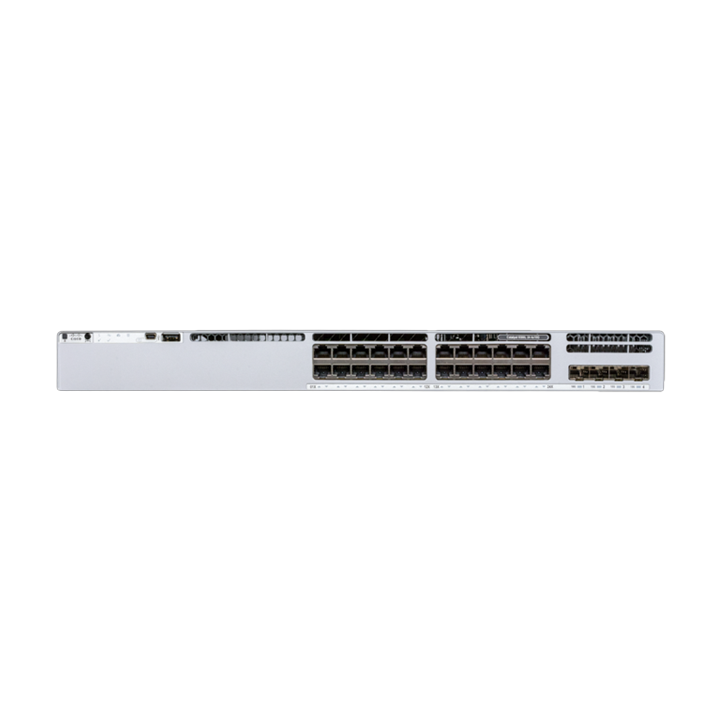 Layer 3 Switch 48 cổng Gigabit + 4 khe SFP+ 10G Cisco Catalyst C9300L-24T-4X-E