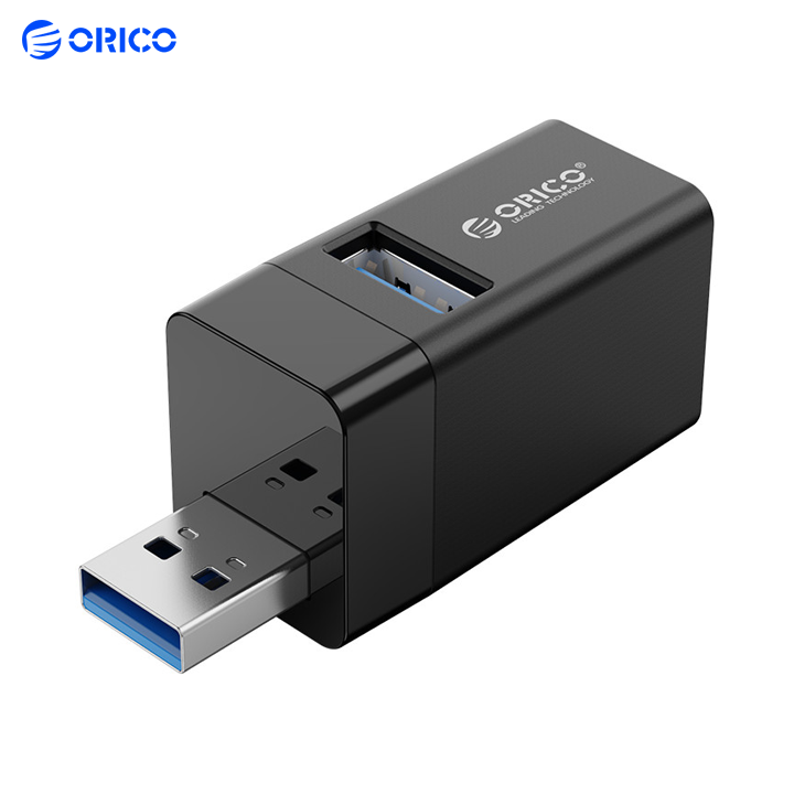 Bộ chia USB HUB 3 cổng USB 3.0 ORICO MINI-U32L-BK-BP