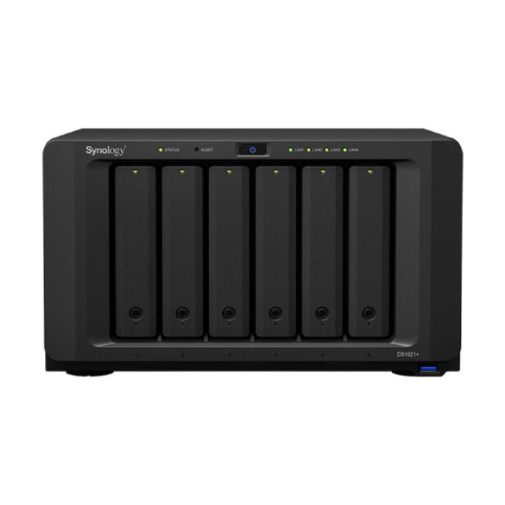 Thiết bị lưu trữ NAS Synology 6 bays + 2 NVME DS1621XS+