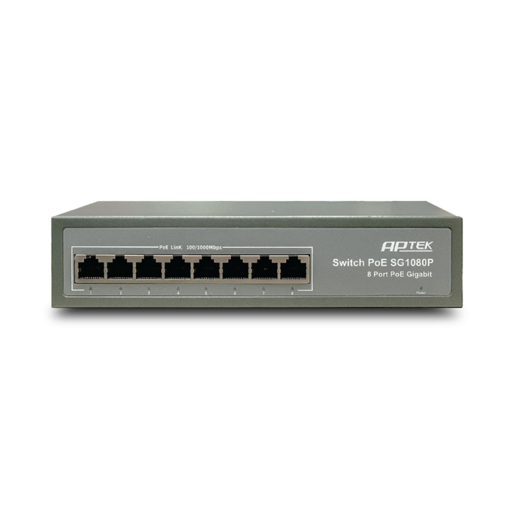 Unmanaged Switch 8 port Gigabit PoE APTEK SG1080P