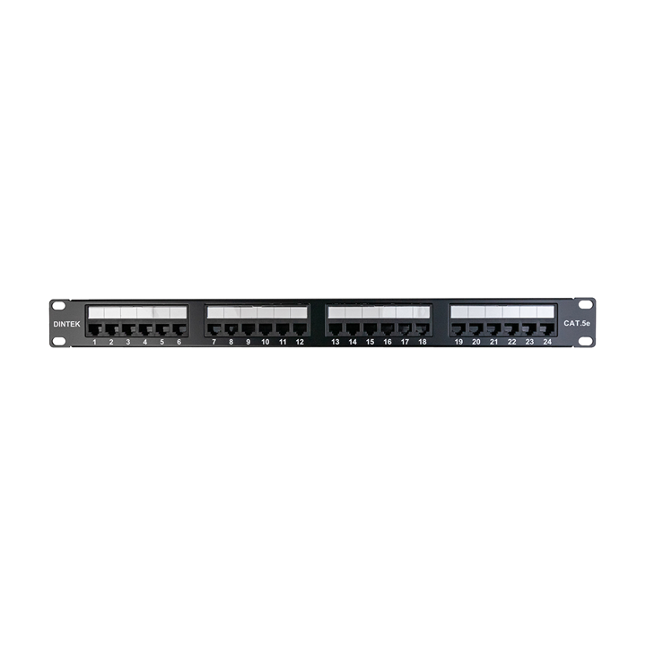 Patch Panel CAT.5e 24 Port 19 inch DINTEK 1402-03019