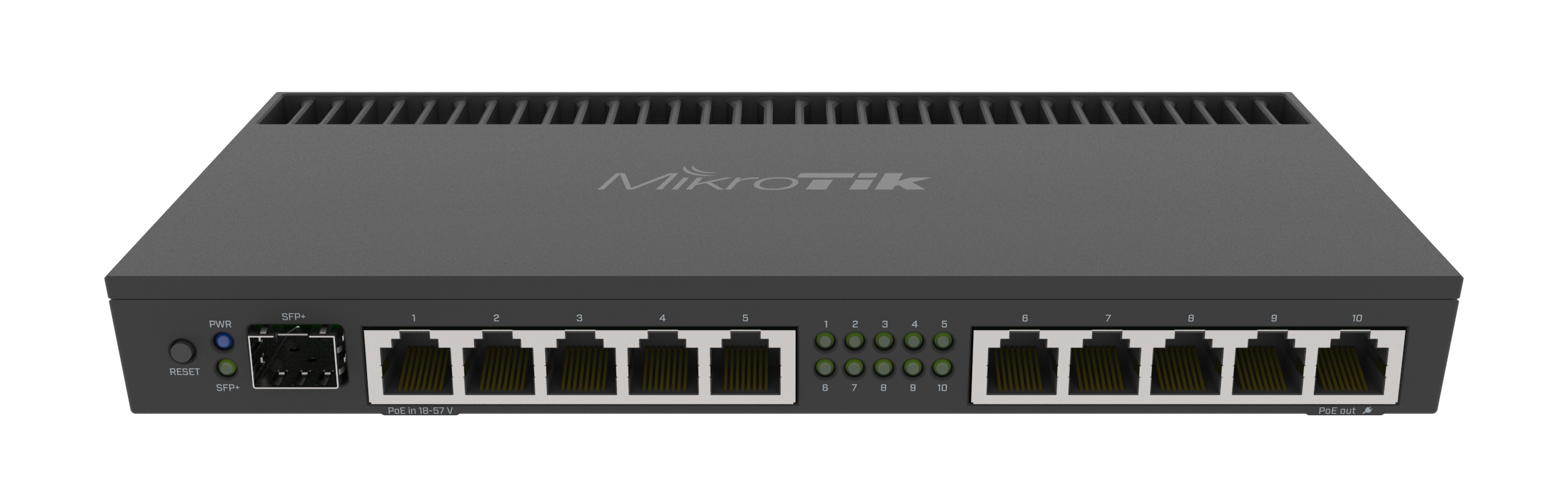 Router cân bằng tải 10 Port MikroTik RB4011iGS+RM