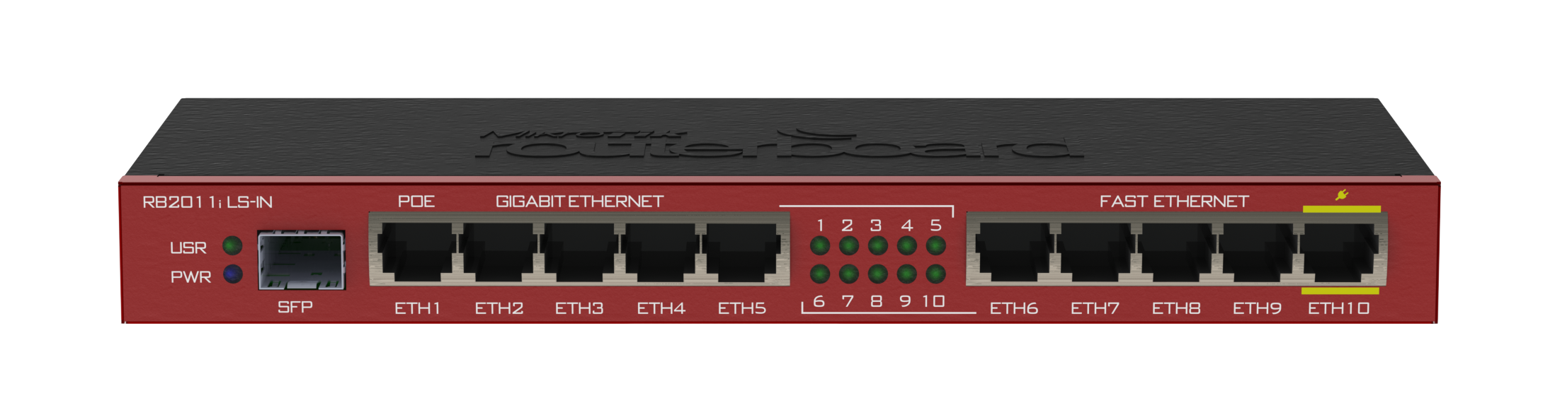 Router cân bằng tải 10 Port MikroTik RB2011iLS-IN