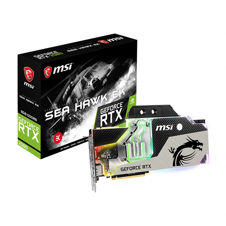 Card màn hình MSI RTX 2080 Sea Hawk EK X