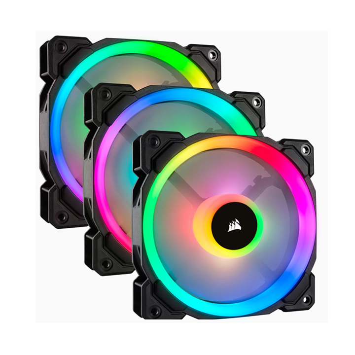 Bộ 3 quạt máy tính 120mm Corsair LL120 RGB kèm Node PRO CO-9050072-WW