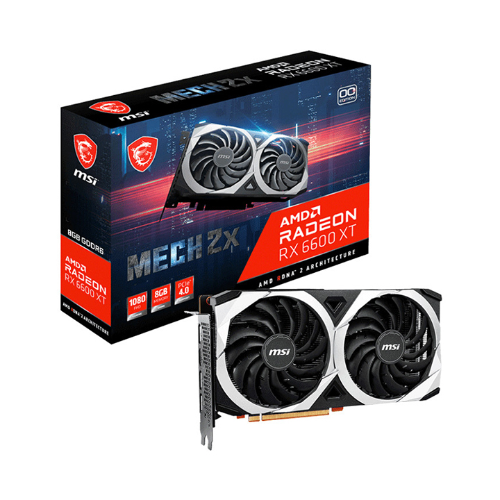 Card màn hình MSI Radeon RX 6600 XT MECH 2X 8G OC