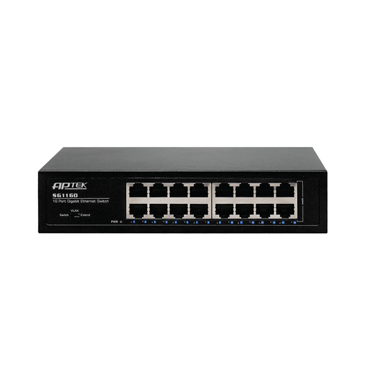 Unmanaged Switch 16 port Gigabit APTEK SG1160