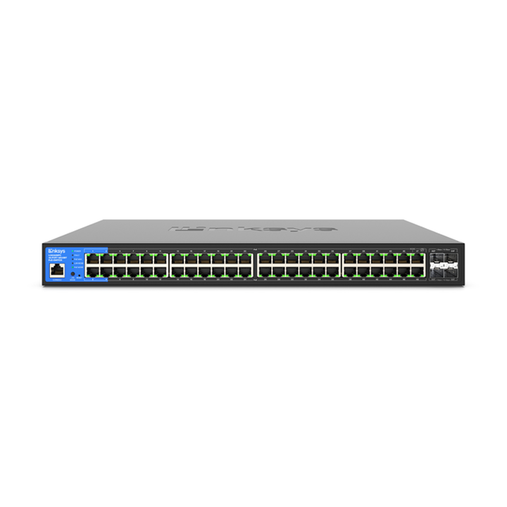 Managed Gigabit Switch Linksys LGS352MPC-EU (48 Cổng 1G RJ45 PoE 740W + 4 cổng quang 10G SFP+)