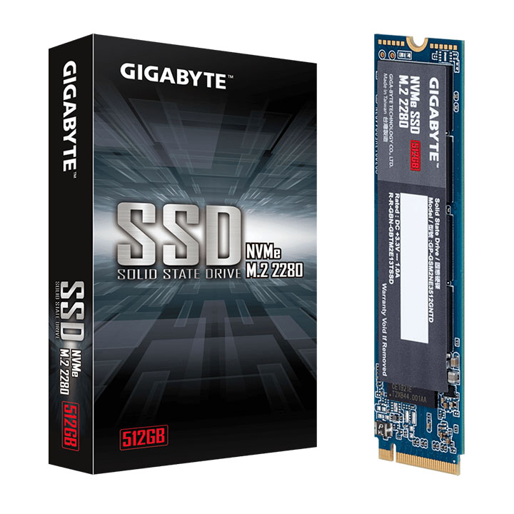 Ổ Cứng SSD Gigabyte 512GB M.2 2280 PCle NVMe Gen3 x4 GP-GSM2NE3512GNTD