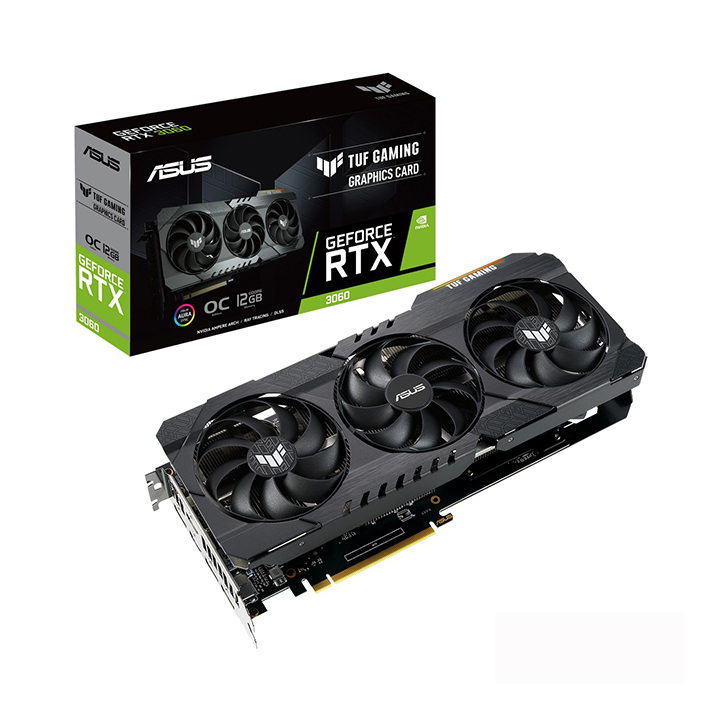 Card màn hình Asus TUF GAMING GeForce RTX 3060 OC Edition O12GB GDDR6