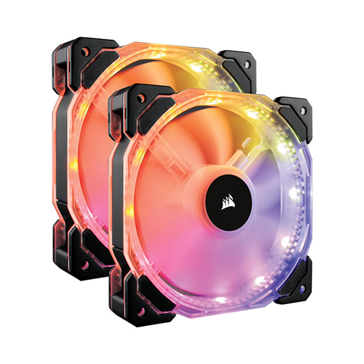 Quạt Case Corsair HD140 RGB LED 2 Fan+Controller CO-9050069-WW