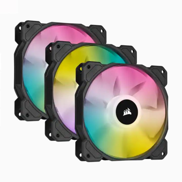 Bộ 3 quạt máy tính 120mm Corsair SP120 RGB ELITE kèm Node Core CO-9050109-WW