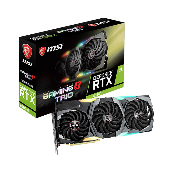 Card màn hình MSI RTX 2080 Ti GAMING X TRIO